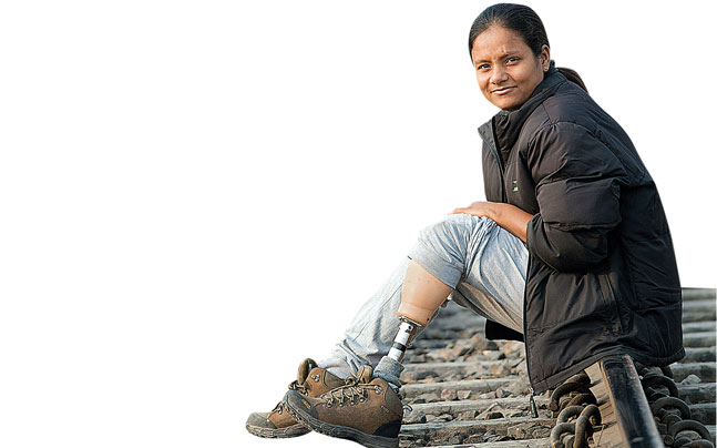 Arunima Sinha The first Female amputee to conquer Everest